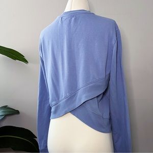 Spiritual Gangster blue tulip back sweatshirt